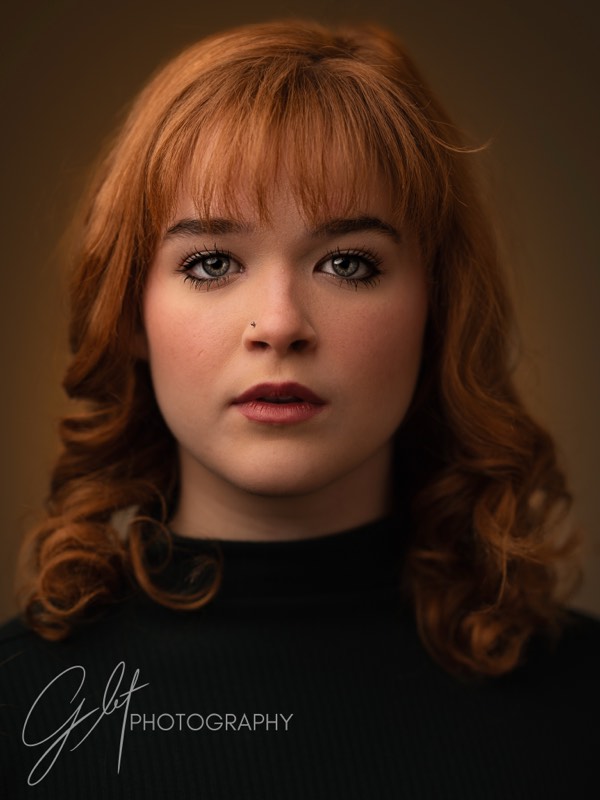 Professional actor headshot from a Lakeland FL studio session