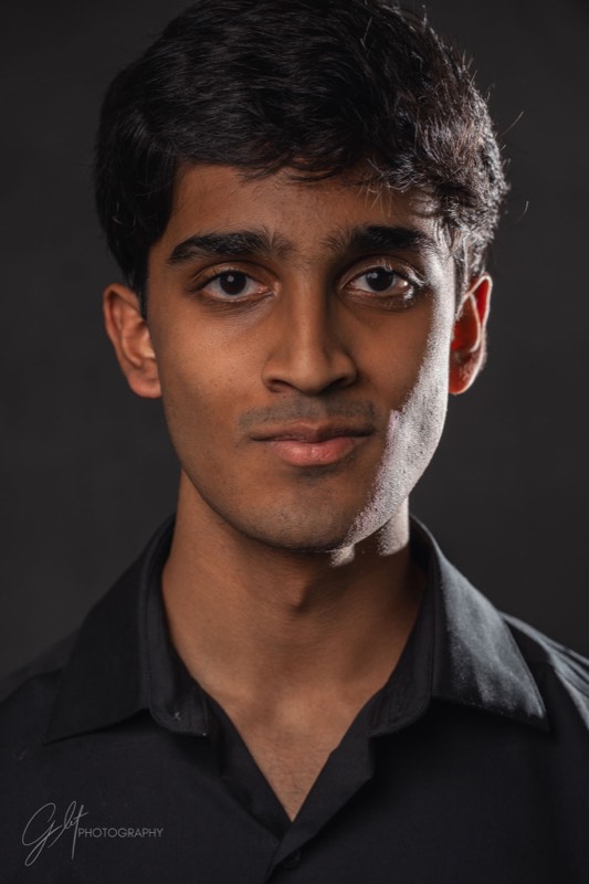 Professional actor headshot from a Lakeland FL studio session
