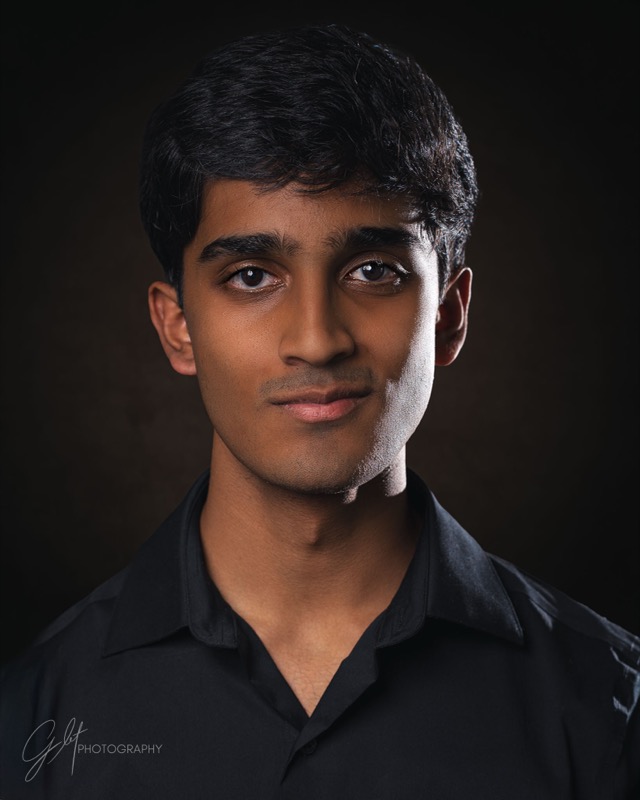 Professional actor headshot from a Lakeland FL studio session