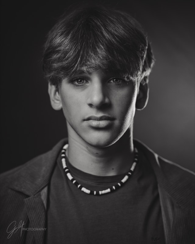 Professional actor headshot from a Lakeland FL studio session