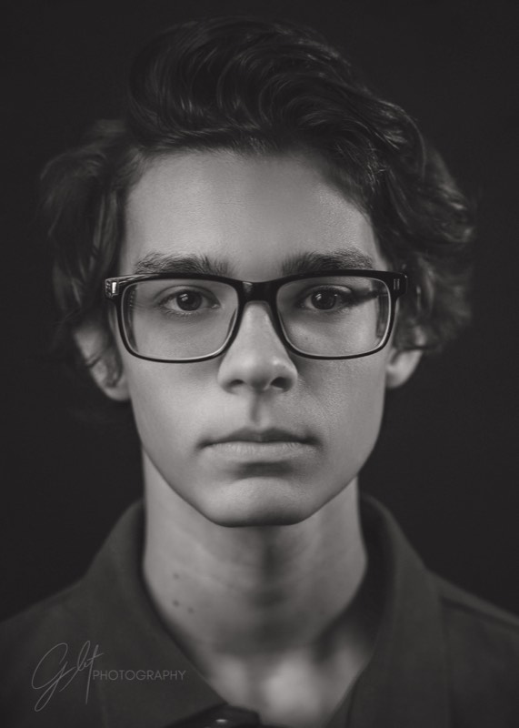 Professional actor headshot from a Lakeland FL studio session