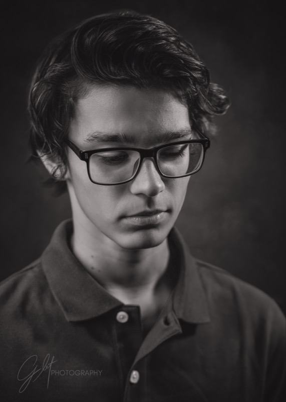 Professional actor headshot from a Lakeland FL studio session