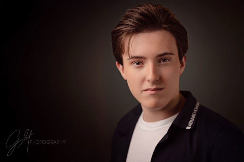 Professional actor headshot from a Lakeland FL studio session